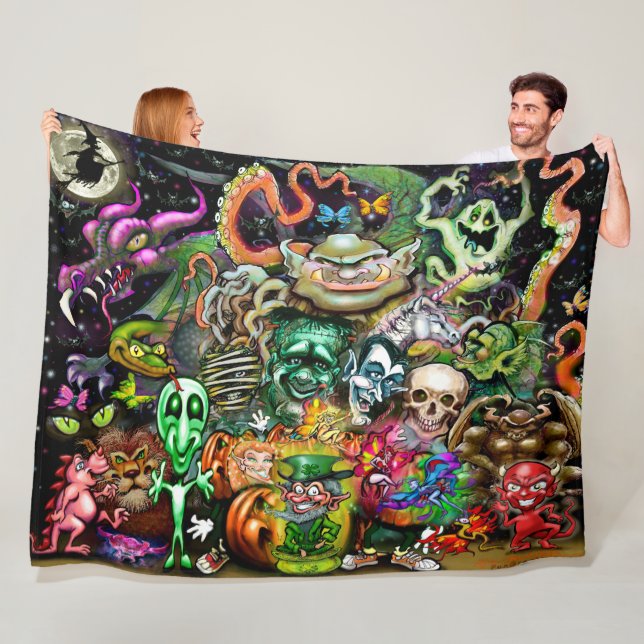 Cobertor De Velo Criaturas Mágicas Fleece Blanket (In Situ)