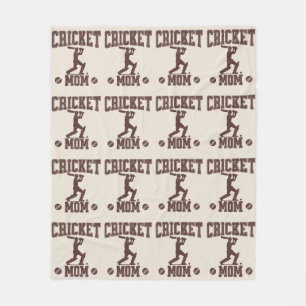 Cobertor De Velo Cricket Mãe Entusiasta do Esporte Mãe Mãe