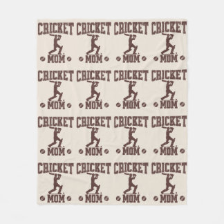 Cobertor De Velo Cricket Mãe Entusiasta do Esporte Mãe Mãe