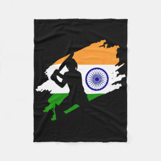 Cobertor De Velo Cricket Patriotic India Sports Jersey Gift Women G