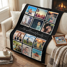Cobertor De Velo Crie Memórias de Colagem de Fotos Personalizadas P