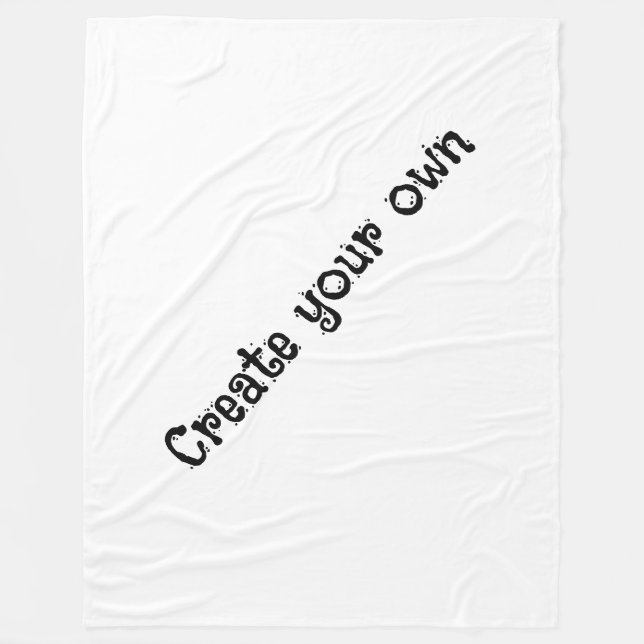 Cobertor De Velo Crie o seu (Frente)