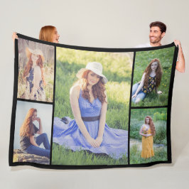 Cobertor De Velo Crie sua própria colagem de fotos