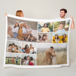 Cobertor De Velo Crie sua própria colagem de fotos