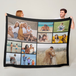 Cobertor De Velo Crie sua própria colagem de fotos