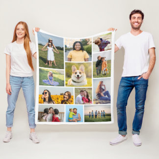 Cobertor De Velo Crie Sua Própria Colagem De Fotos 12