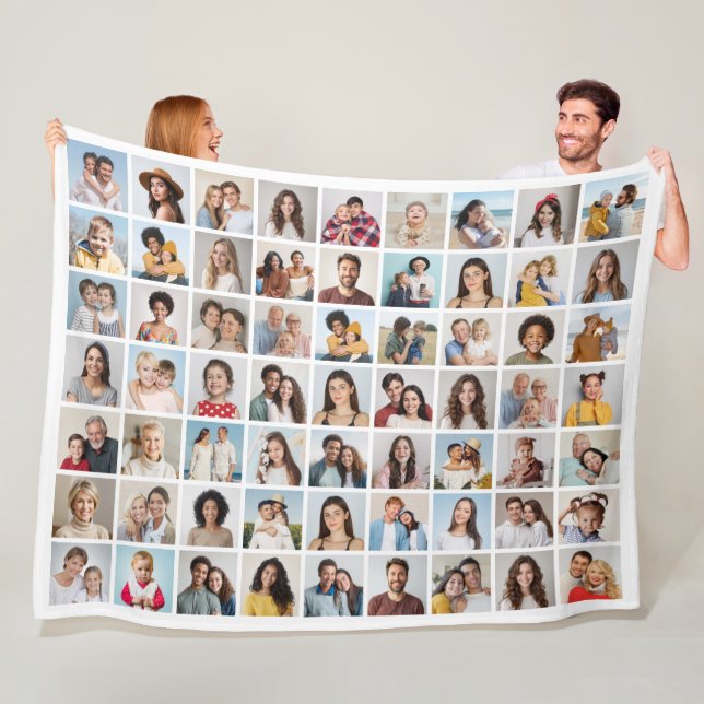 Cobertor De Velo Crie Sua Própria Colagem De Fotos 63 (In Situ)