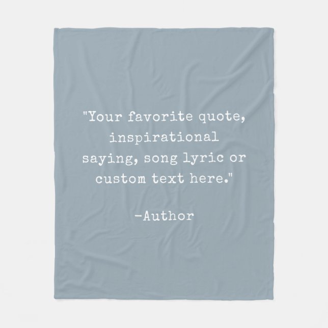 Cobertor De Velo Crie sua própria cotação personalizada (Frente)