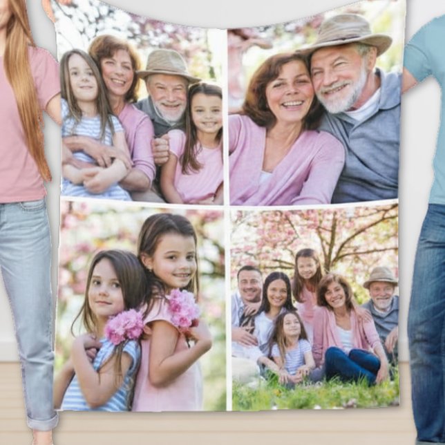 Cobertor De Velo Crie sua Própria Foto (Create your Own Photo Fleece Blanket)