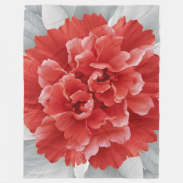 Cobertor De Velo Crimson Azalea Fleece Blanket