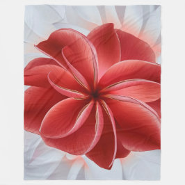 Cobertor De Velo Crimson Azalea Fleece Blanket