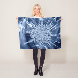 Cobertor De Velo Cristal de gelo Snowflake