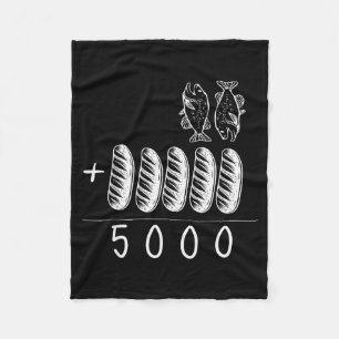 Cobertor De Velo Cristão 2 Peixes 5 Pães 5000 Contra