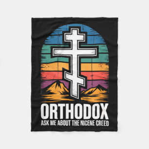 Cobertor De Velo Cristão Ortodoxo Pergunte-me Sobre o Credo Niceno
