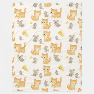 Cobertor De Velo Cristóvão e Mouse sem costura