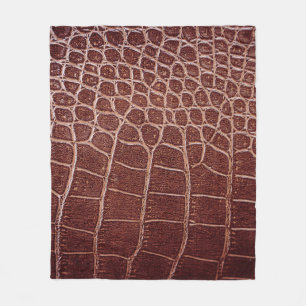 Cobertor De Velo Crocodile leather patternabstract,alligator,animal
