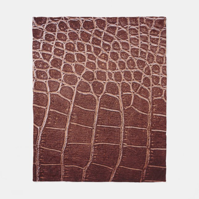 Cobertor De Velo Crocodile leather patternabstract,alligator,animal (Frente)