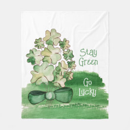 Cobertor De Velo Crosta de Vestuário de Shamrock Cód'Água