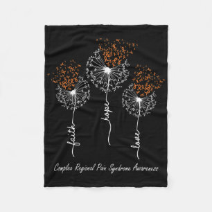 Cobertor De Velo Crps Consciência Fé Esperança Ama Dandelion