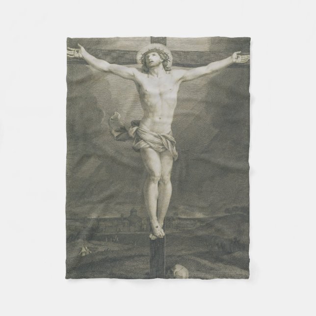 Cobertor De Velo Crucificação de Jesus Cristo (Frente)