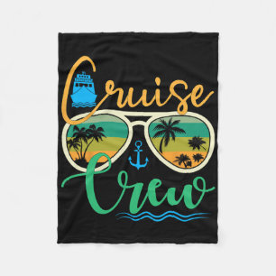 Cobertor De Velo Cruise Crew 2025 Family Vacation Beach Matching Gr