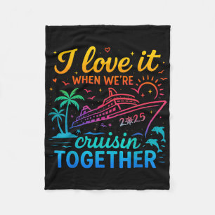 Cobertor De Velo Cruise Familiar 2025 Eu Amo-O Quando Estávamos A C