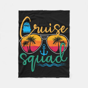 Cobertor De Velo Cruise Squad 2025 Family Vacation Beach Matching G