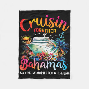 Cobertor De Velo Cruisin Juntos Bahamas 2025 Shirt Family Cruise