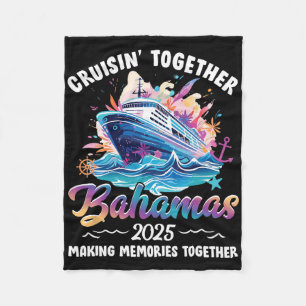 Cobertor De Velo Cruisin Juntos Bahamas Vacation Beach 2025 Memor