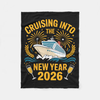 Cobertor De Velo Cruising Into The New Year 2026 Sea Lovers Celebra