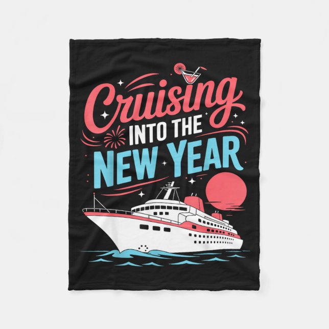 Cobertor De Velo Cruising Into The New Year Trocal Holiday Travel V (Frente)