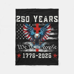 Cobertor De Velo Cruz Águia Bandeira 250 Anos Fé E Liberdade 1776-