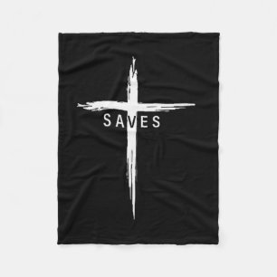 Cobertor De Velo Cruz Cristã Legal Jesus Salva Homens Mulheres Gráf