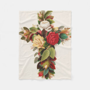 Cobertor De Velo Cruz de rosas, ilustração da era vitoriana