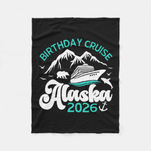 Cobertor De Velo Cruzeiro de Aniversário no Alasca 2026 Viagem de F