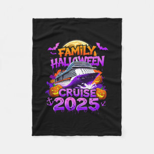 Cobertor De Velo Cruzeiro de Halloween em Família 2025 Correspondên