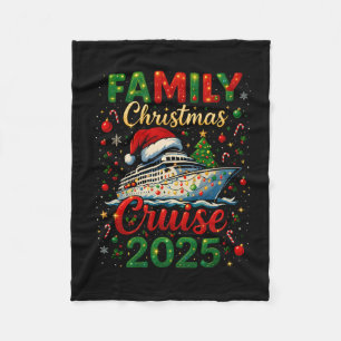 Cobertor De Velo Cruzeiro de Natal da Família 2025 Equipe Xmas Dive