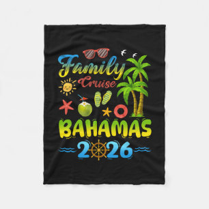 Cobertor De Velo Cruzeiro em Família pelas Bahamas 2026 Presente de