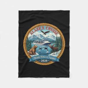Cobertor De Velo Cruzeiro no Alasca 2026 Amigos e Familiares Corres