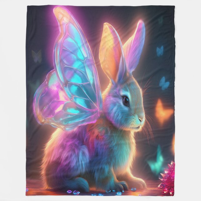 Cobertor De Velo Crystal Bunny (Frente)