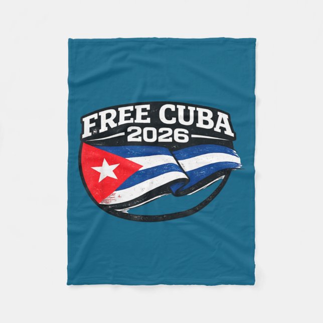 Cobertor De Velo Cuba Cuba Libre Donroe Doctrine Design (Frente)