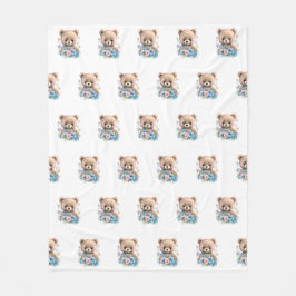 Cobertor De Velo Cubo de Urso