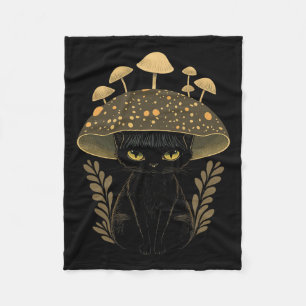 Cobertor De Velo Cubo-guagecore Aestético Gato-Cogumelo Mulheres Cr