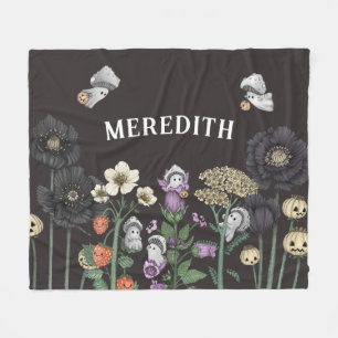 Cobertor De Velo Cujo Algodão Cole, Ou Mushroom Ghosts Halloween