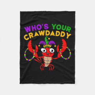 Cobertor De Velo Cujo Crawdaddy Jester Crawfish Mardi Gras Bea