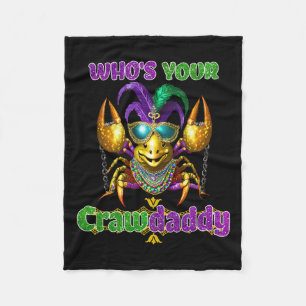 Cobertor De Velo Cujo Crawdaddy Mardi Gras Custou