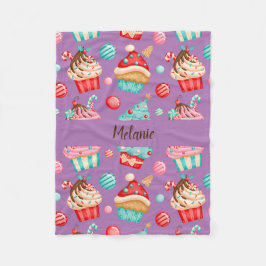 Cobertor De Velo Cupcake doce