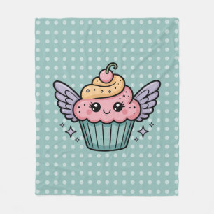 Cobertor De Velo Cupcake Kawaii
