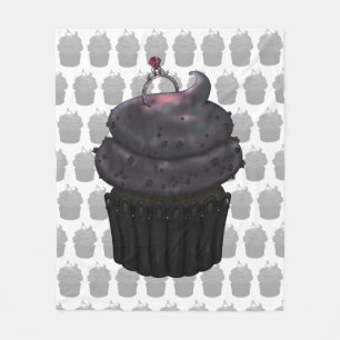 Cobertor De Velo Cupcake Noivado doce