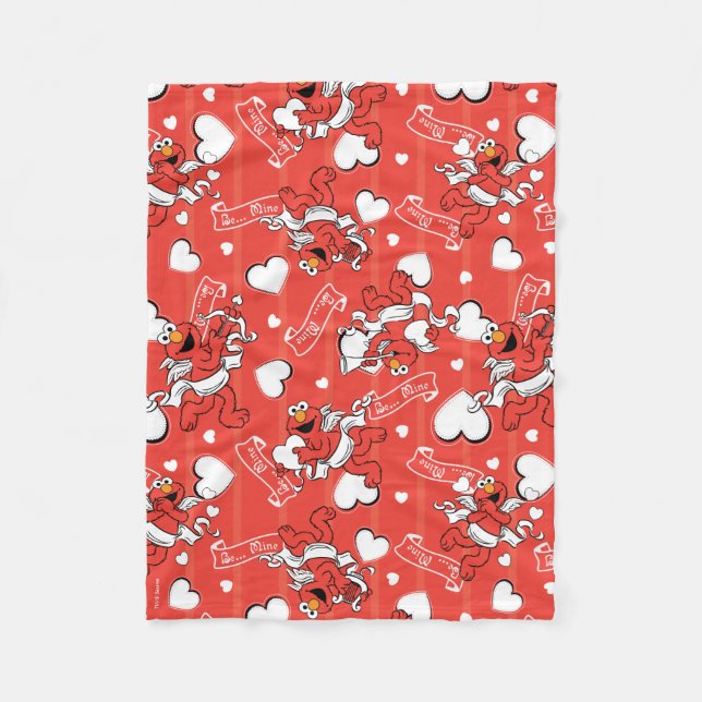Cobertor De Velo Cupid do Namorados Elmo (Frente)